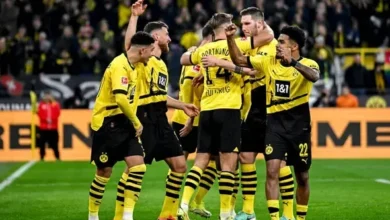 بوروسيا دورتموند يواجه فرايبورغ في مباراة الجولة الحادية عشرة في الدوري الألماني 5 مباراة بوروسيا دورتموند وفرايبورج في الدوري الألماني