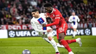 مباراة بايرن ميونخ وباريس سان جيرمان.. التشكيل الرسمي والقنوات الناقلة 7 بايرن ميونخ وباريس سان جيرمان