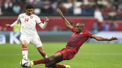 مباراة الإمارات وقطر في تصفيات كأس العالم