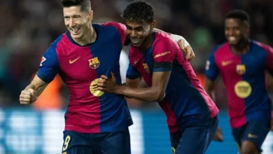 مباراة برشلونة والنجم الأحمر اليوم مباشر في دوري أبطال أوروبا 2024 1 برشلونة