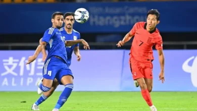 مباراة الكويت وكوريا الجنوبية في تصفيات كأس العالم عن قارة آسيا