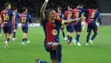 مباراة برشلونة ولاس بالماس في الجولة 15 من الدوري الإسباني