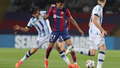 مباراة برشلونة وريال سوسيداد في الدوري الإسباني